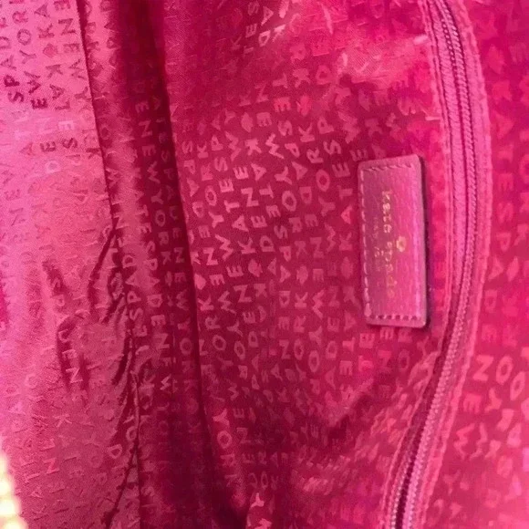 NWT KATE SPADE Carli Grove St Purple Rioja Satchel - Picture 14 of 14